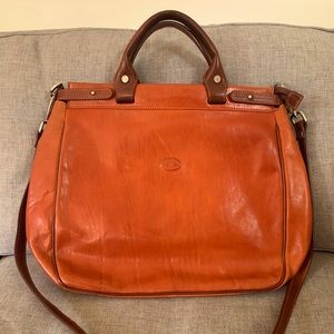 Beautiful Italian leather bag - made in Italy